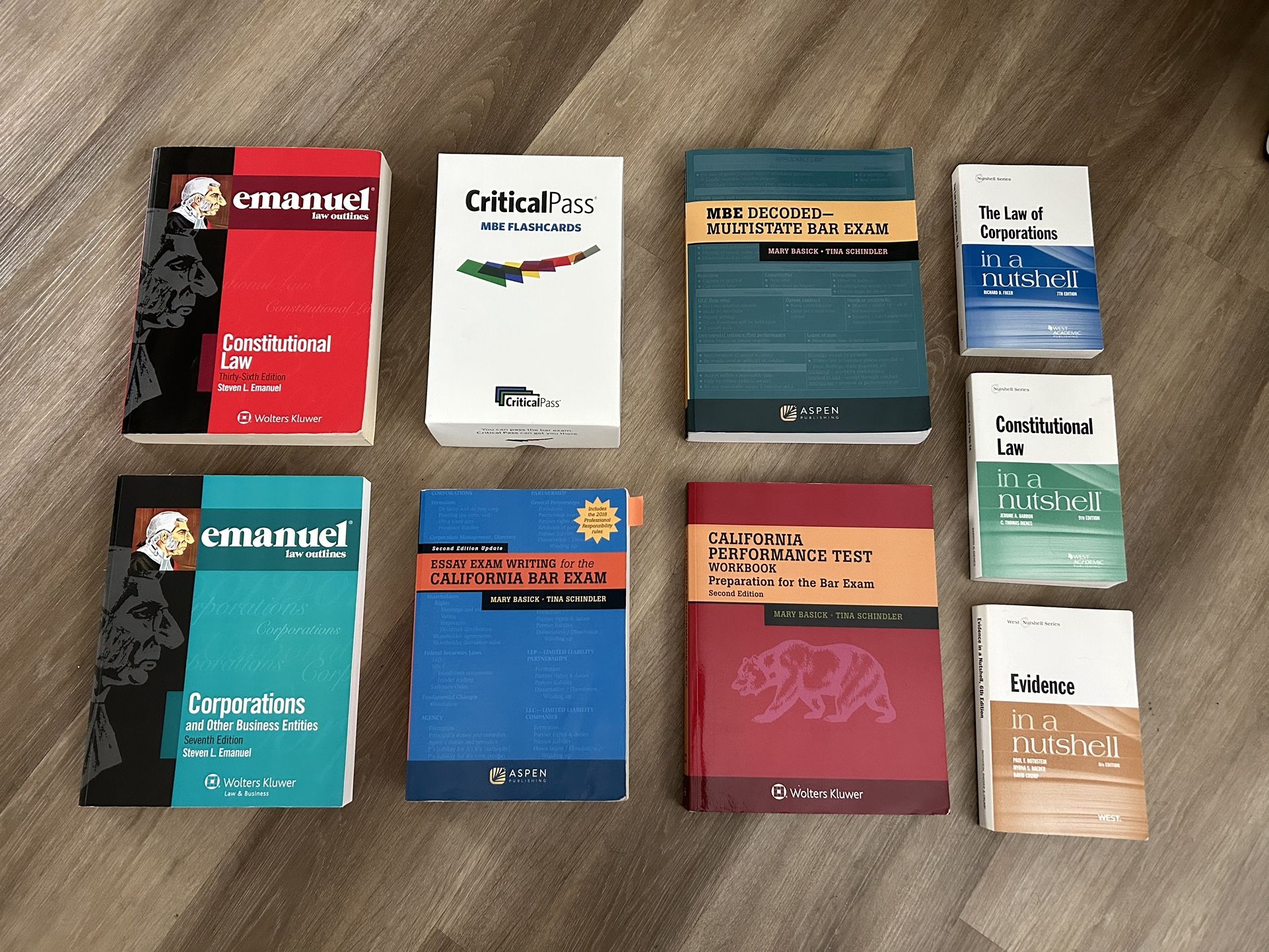 California Bar Exam Supplementals (w/Critical Pass Cards)