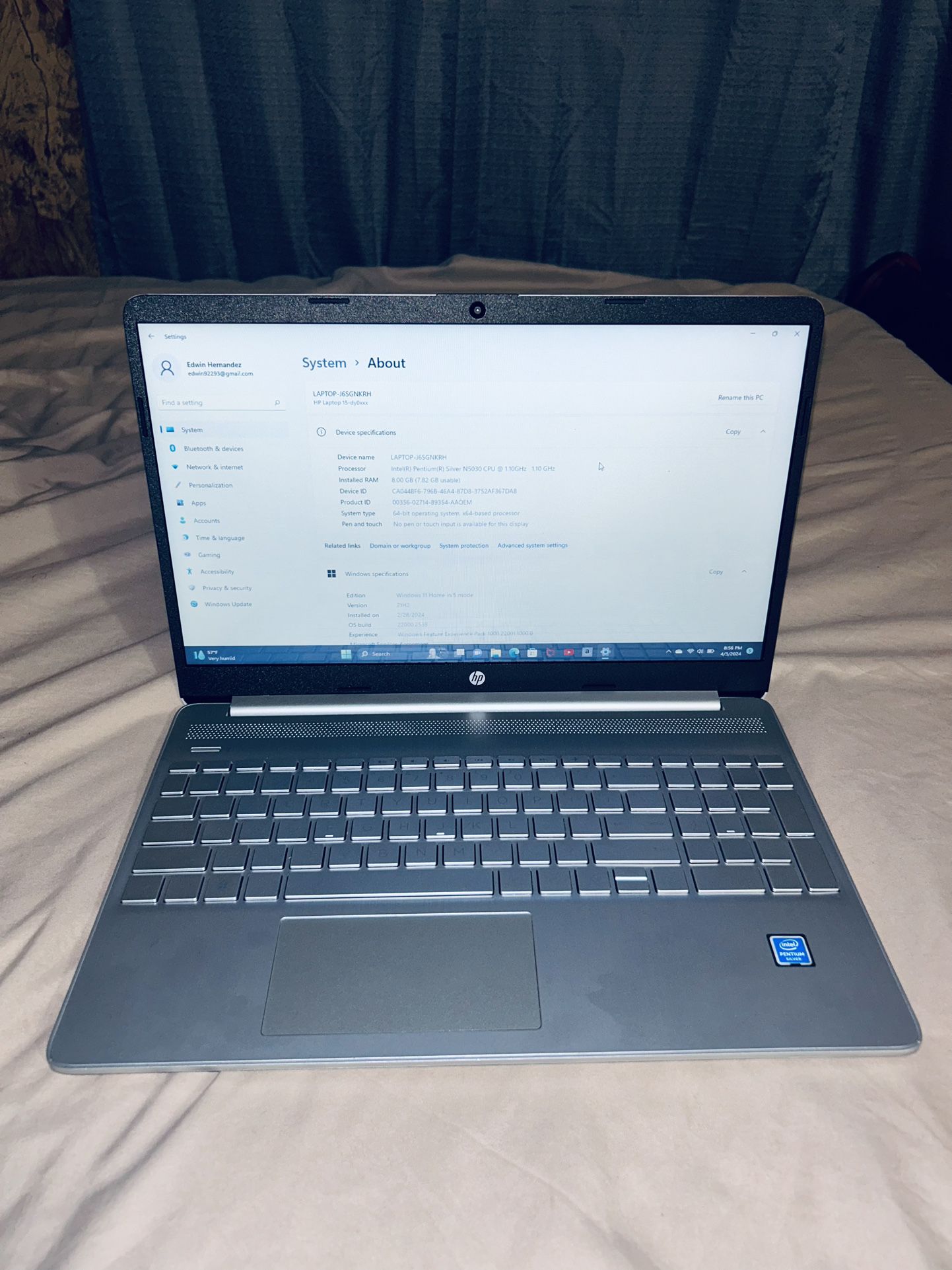 HP Laptop 15-DY0XXX
