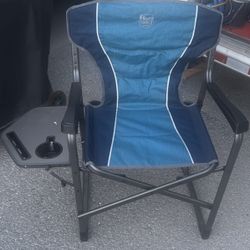 Folding Chair With Side Table