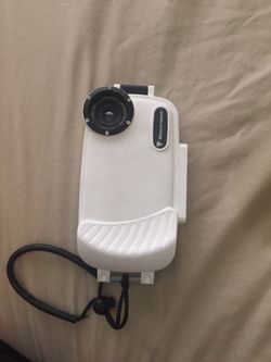 Water proof phone case photography