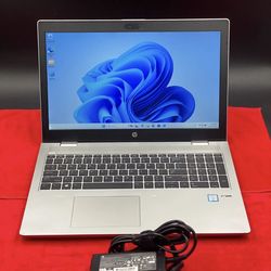 HP PROBOOK 650 G4 15.6" i7-8650U 8GB RAM 256GB SSD WINDOWS 11+CHARGER