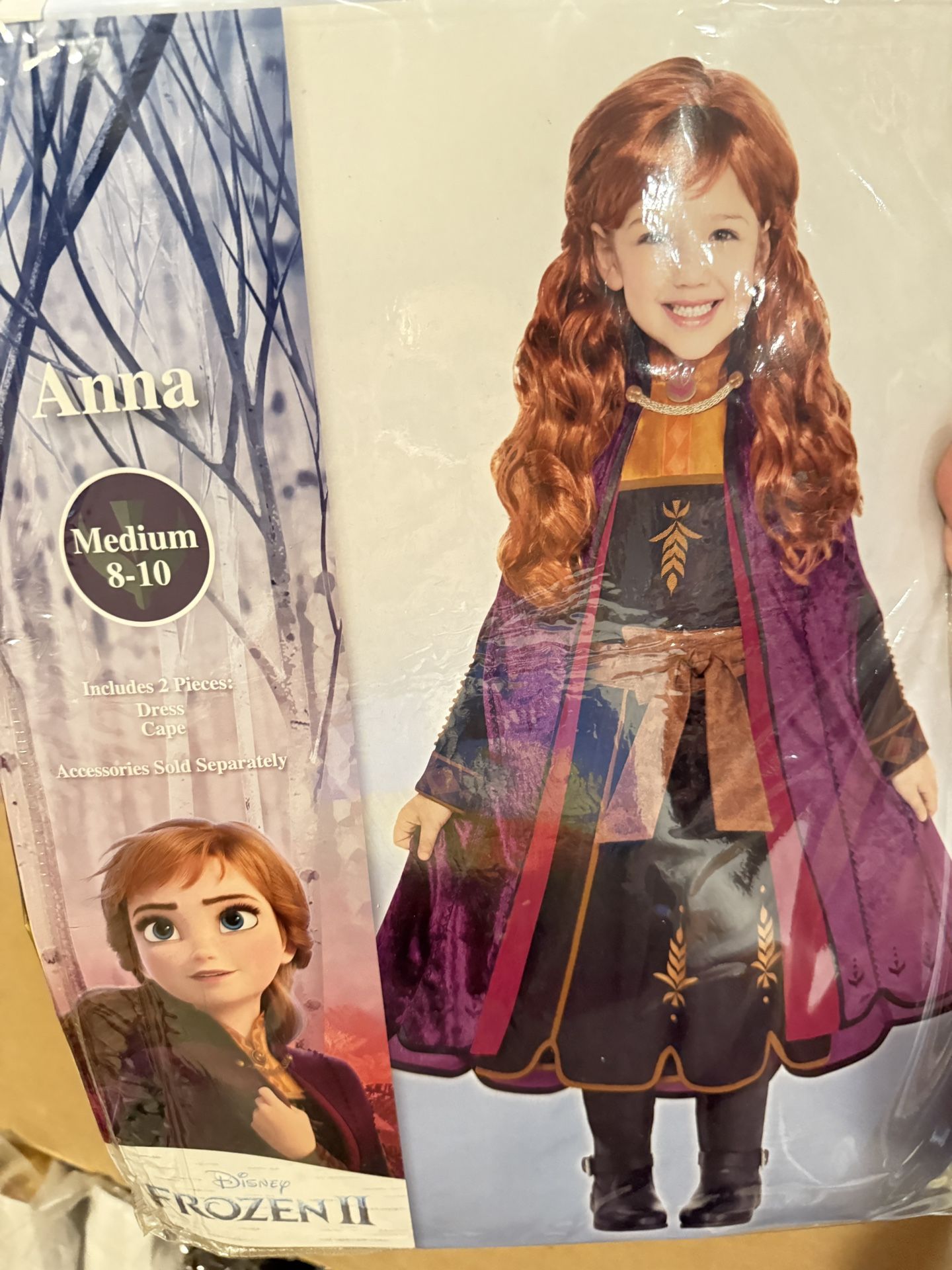 Disney Frozen costumes Anna/Elsa sizes are in the picture ($20 each)