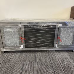 Mirrored Fireplace TV Stand(Sw722)