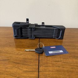 Abus Bordo Granit X Plus 6500/110 Folding Lock, Black