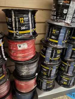 New wire cable #12 solid