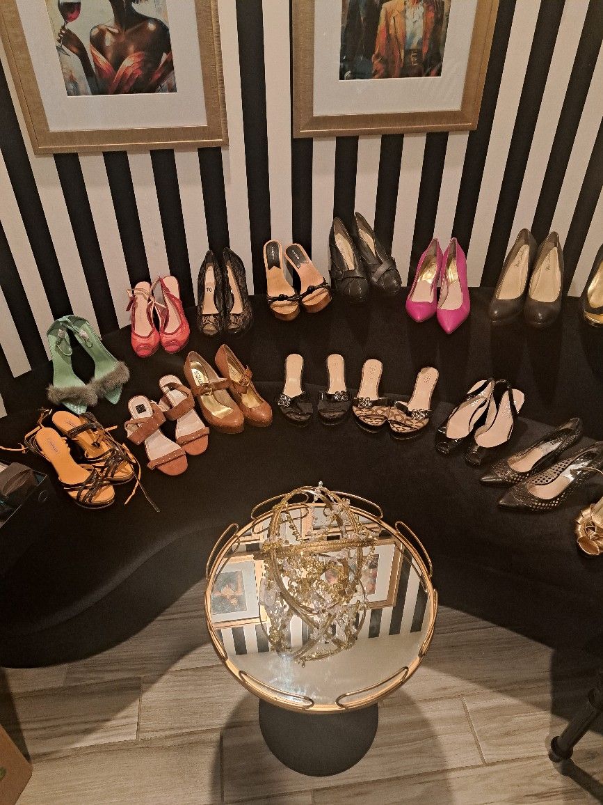 Designer Women's Heels Size 10. Impeccable Condition