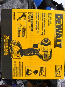 Dewalt XR 12 Volt impact driver.