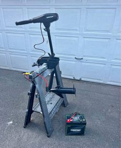 Trolling Motor And Battery