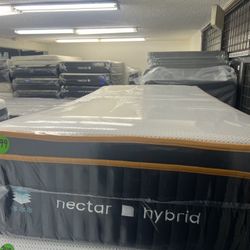 TWIN XL NECTAR COPPER PREMIER HYBRID MATTRESS & BOX SPRING BED SET