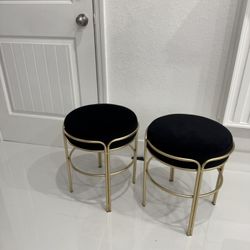 Black and Gold Stool (2)