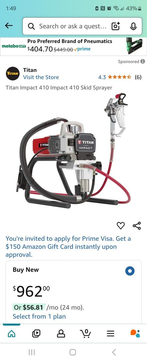 Titan 410 Spray Painter