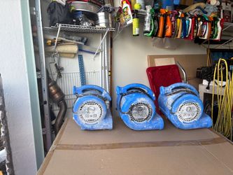 3- Contractor blower fans