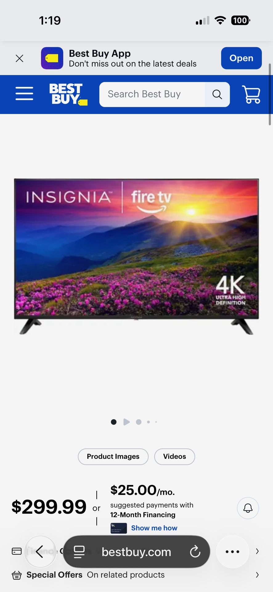 insignia 50in tv , 4k ultra