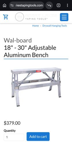 Wal-Board Adjustable Aluminum Walk-Up Drywall