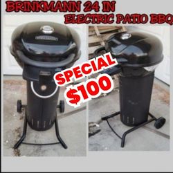 Brinkmann Electric BBQ Grill black 24"