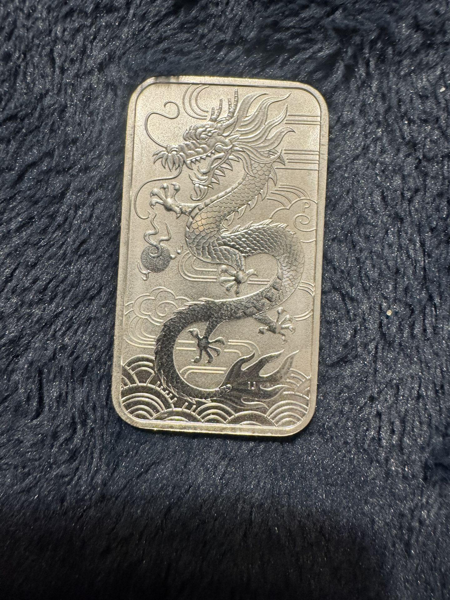 2018 Australia $1 Dragon Dollar 1oz Silver Bar Apmex