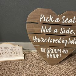 Signs For Wedding