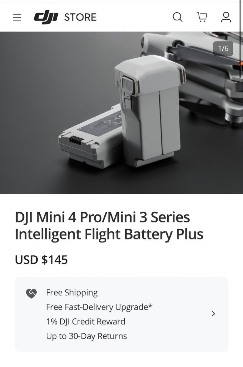 Genuine DJI Mini 3 & 4 Pro Intelligent Flight Battery