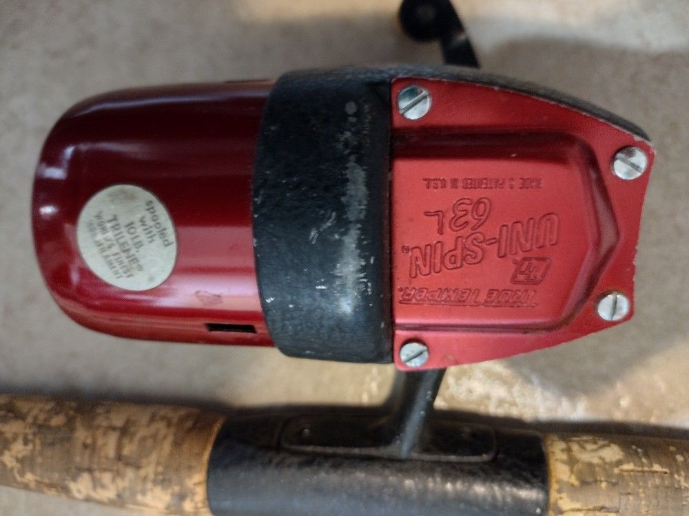 Vintage Rod With Reel . True Temper.