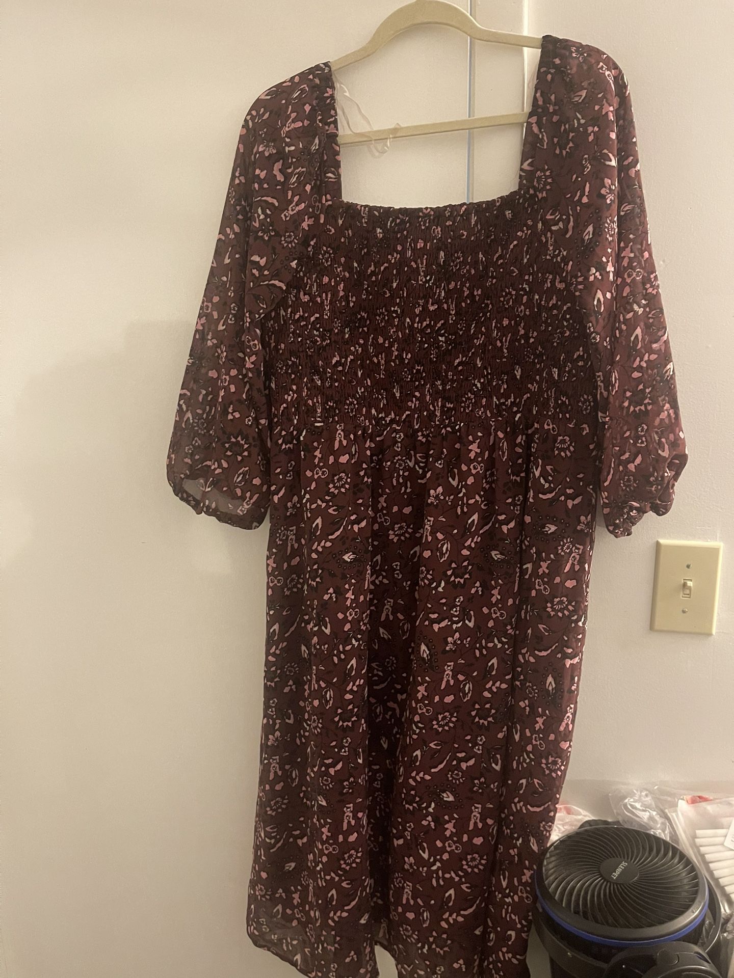 Purple Flower Dress