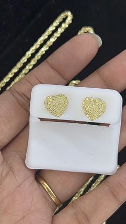 Silver Mossinate Earrings 