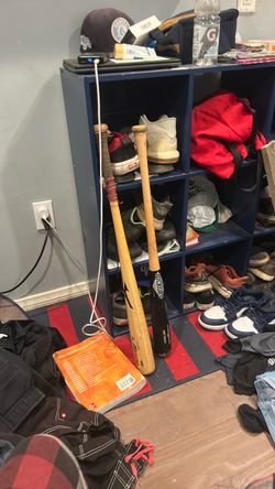 Two Wood Baseball Bats