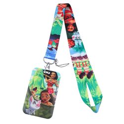 Disney - Moana - Key Lanyard Keychain Cardholder USB Holder