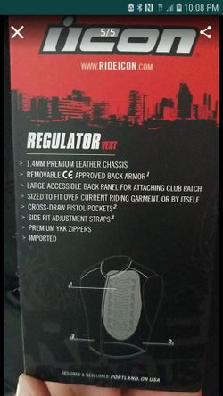 Icon Regulator Vest