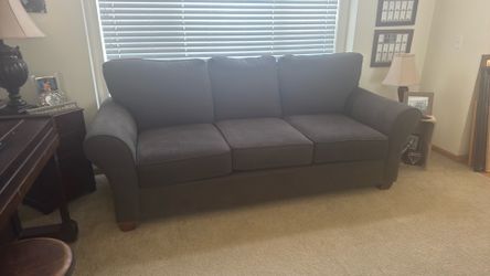 Blue/Grey Linen couch