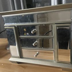 Table Top Mirrored Jewelry Box