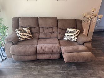 Reclining Sofa and Loveseat Set