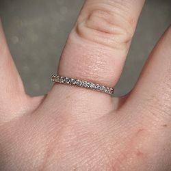 Diamond Engagement / Wedding Ring 14k White Gold