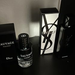 Sauvage Dior and Ysl Myslf 