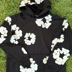 Black Denim Hoodie
