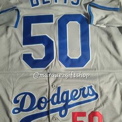 Men's Mookie Betts Dodgers Jerseys 