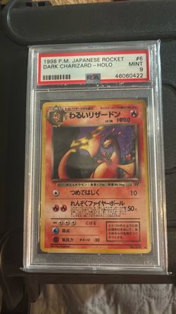 1998 Japanese Dark Charizard Holo PSA 9