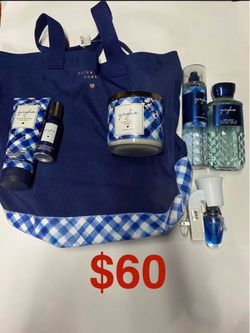 Bath & Body Works Gingham Gift Set with Tote