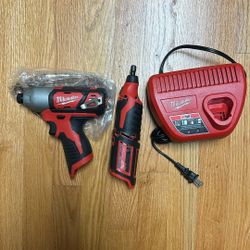 M12 Impact , Rotary Tool And Charger. 