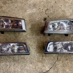 2003-2006 Chevrolet Silverado 1500 Truck Clear Headlights In Good Condition 