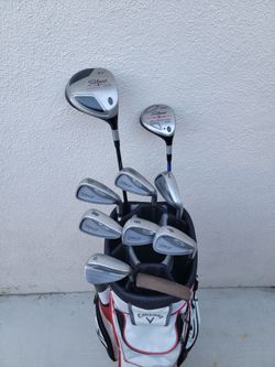 Titleist & King Cobra Golf Club Set Right Handed.  Golf Bag included