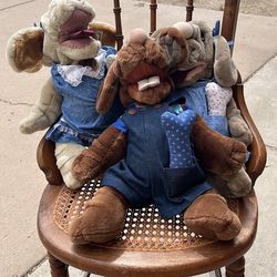 Vintage Wrinkles Dog Puppets-Bundle or Individual