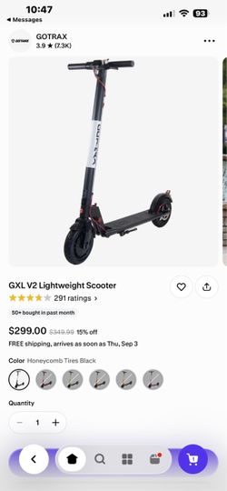 V2 Gotrax electric scooter