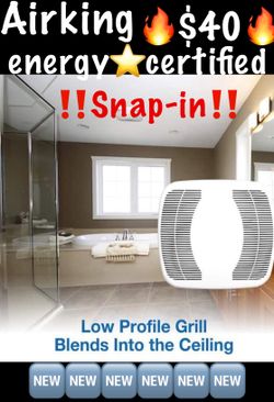 Air King BFQ75 Snap-In Exhaust Fan‼️🆕‼️$40