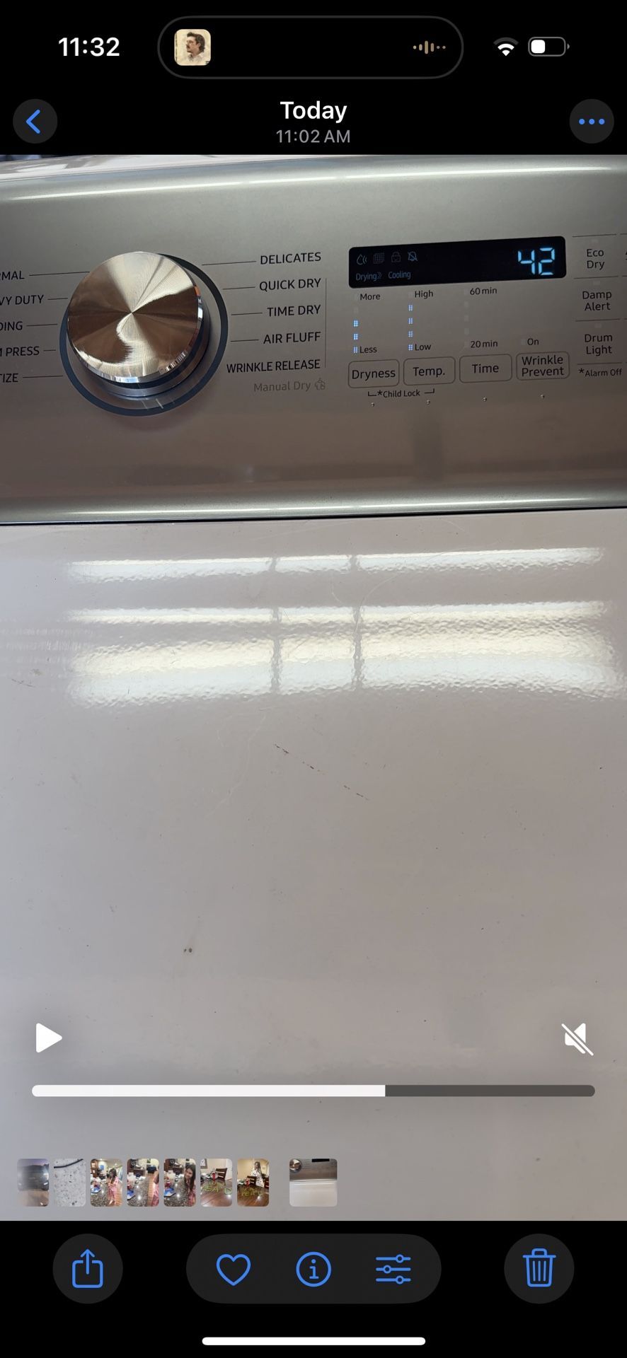 Samsung 7.4 Cu.Ft. Electric Dryer (Model: DVE50R5200W