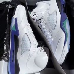 Size 12 Air Jordan 5 Grape
