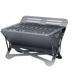 HTF Portable Grill Rescue Caveman 10”x7” Foldable Charcoal Camping Lightweight