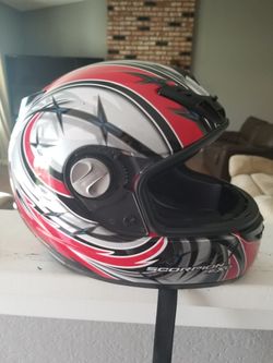 Scorpion exo medium dot helmet no visor