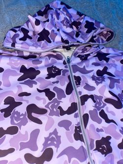 Purple Full Zip With Horns