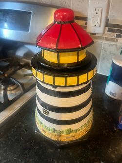 Lighthouse cookie jar great condition