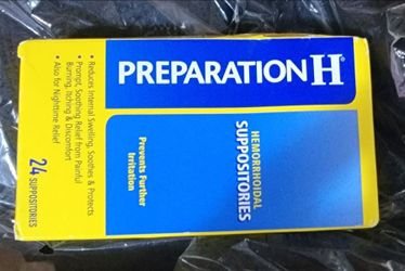 Preparation H Hemorrhoid Suppositories for Itching and Discomfort Relief - 24 Count